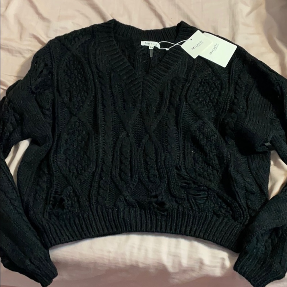 Black sweater